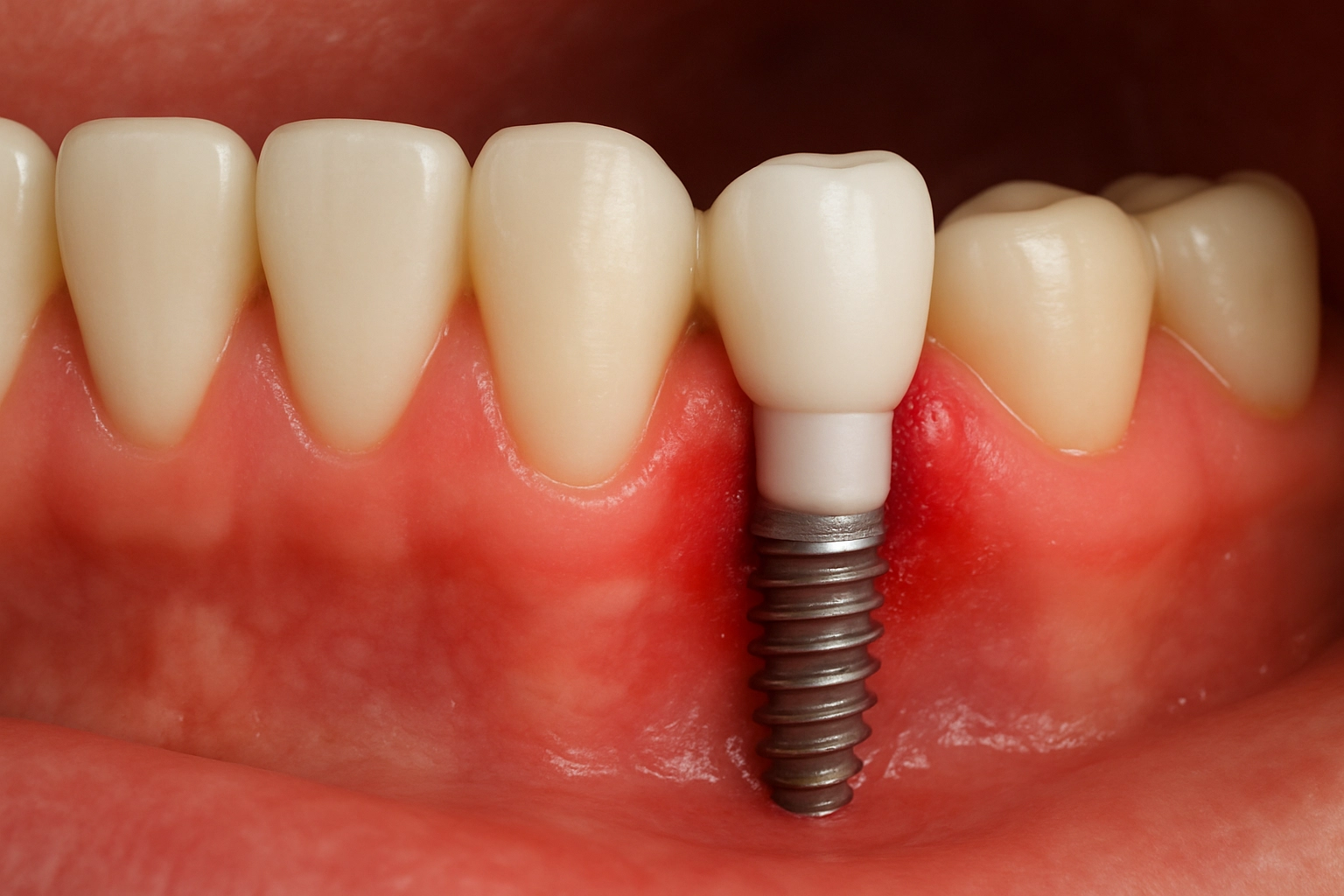 simptome respingere implant dentar